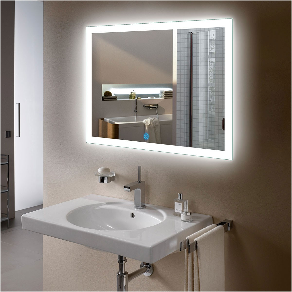 Luxury 2 Way Mirror In Bathroom