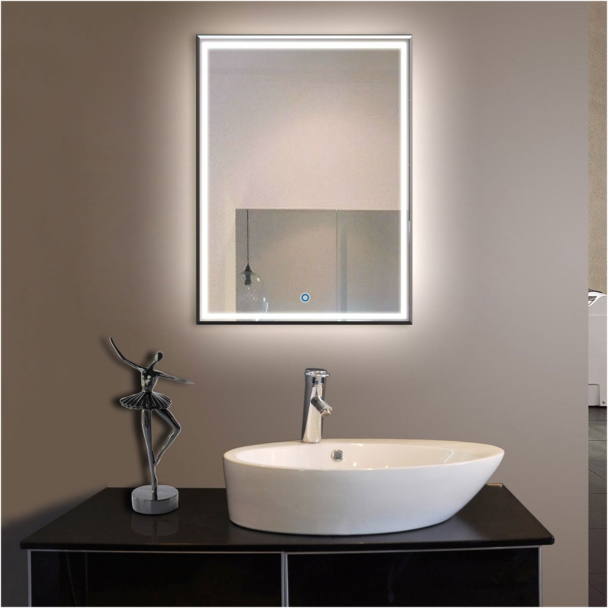 Inspirational Add Frame to Mirrors Bathroom