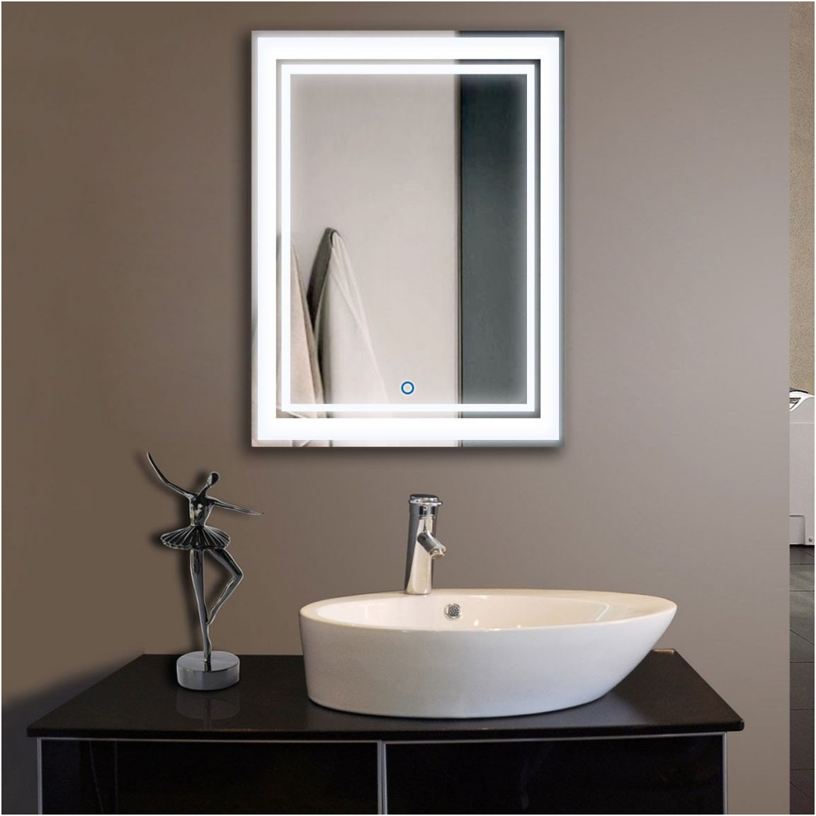 Elegant Bathroom Mirror with Lights Argos