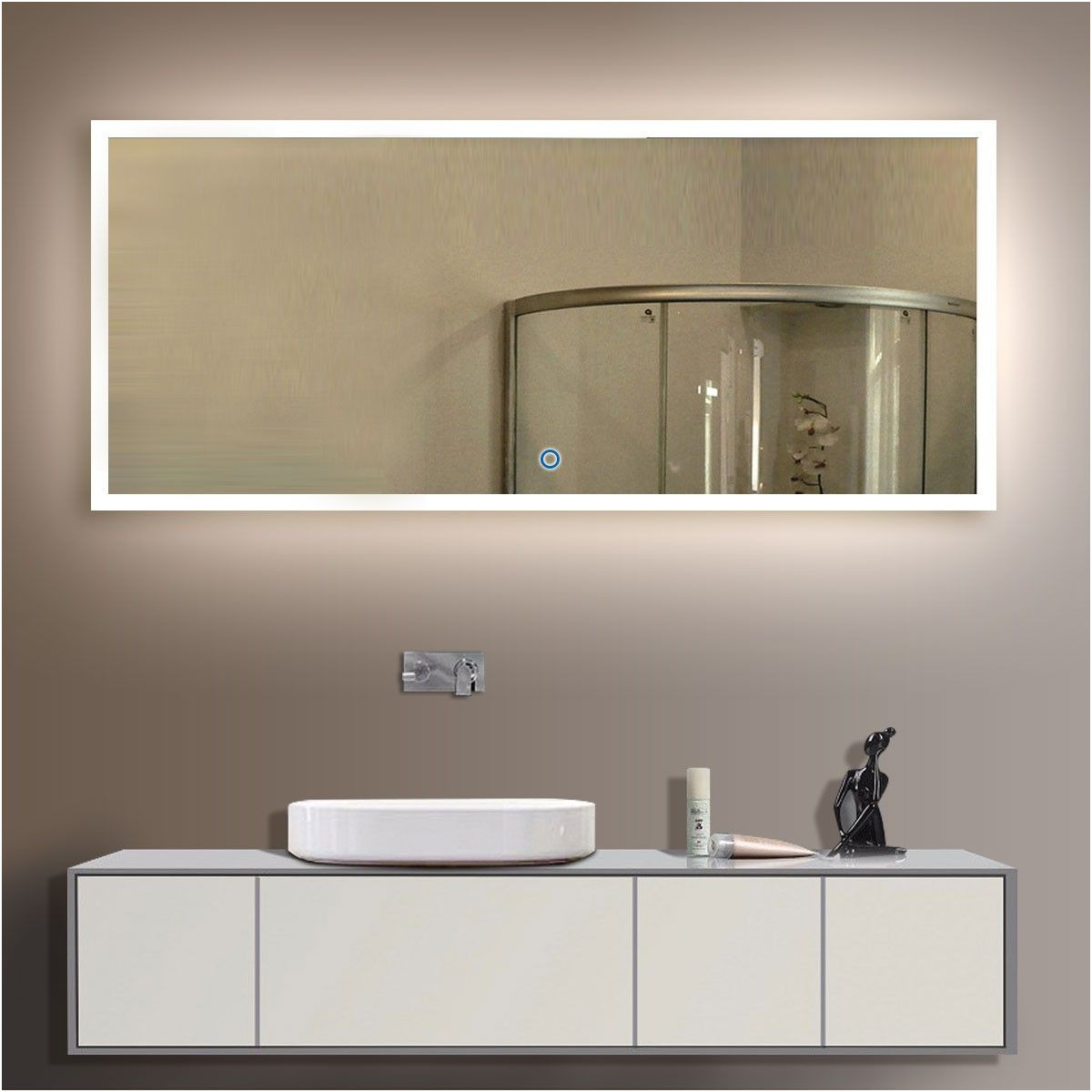 Unique Bathroom Wall Mirrors Cut to Size