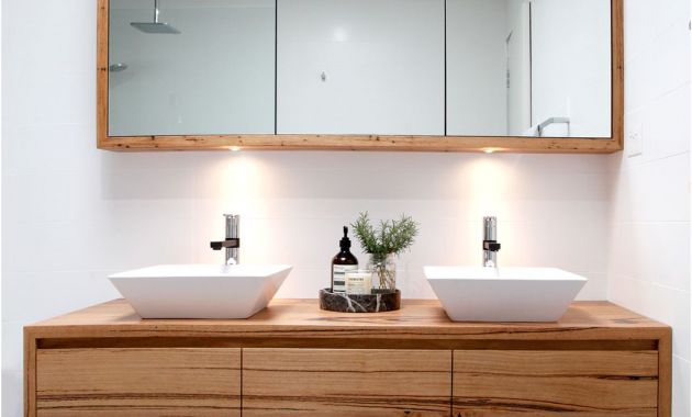 Custom Made Mirrored Bathroom Cabinets New Introducing the Iluka Wall Hung Recycled Timber Vanity
