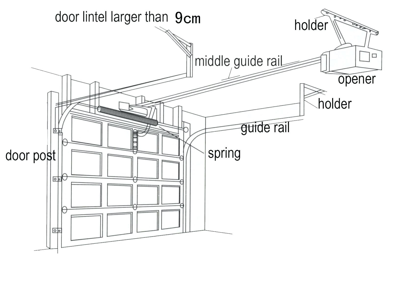 Lovely High Lift Garage Door Installation