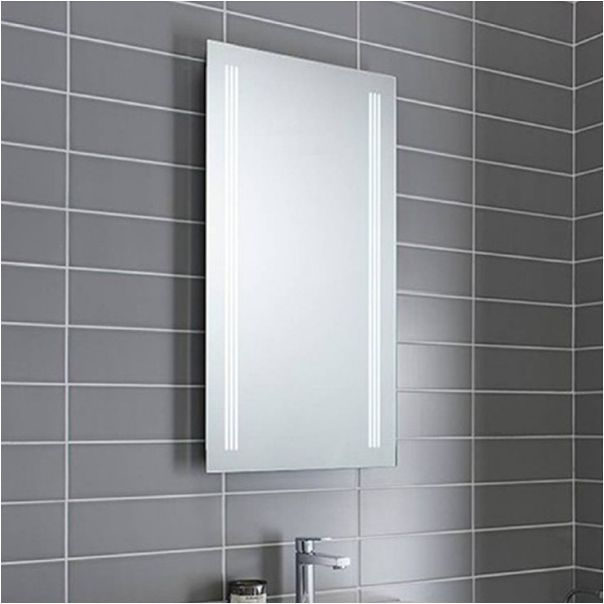 Unique Illuminated Bathroom Mirror 800mm Wide