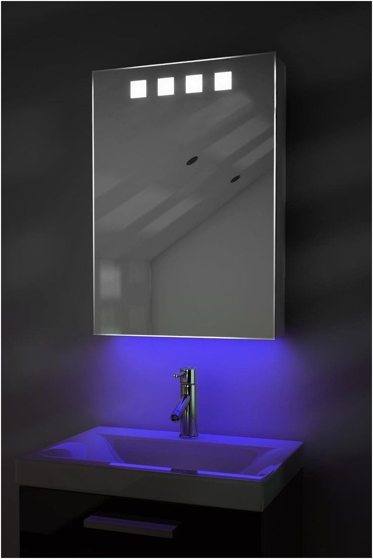 Unique Mirrored Bathroom Cabinets with Shaver Point