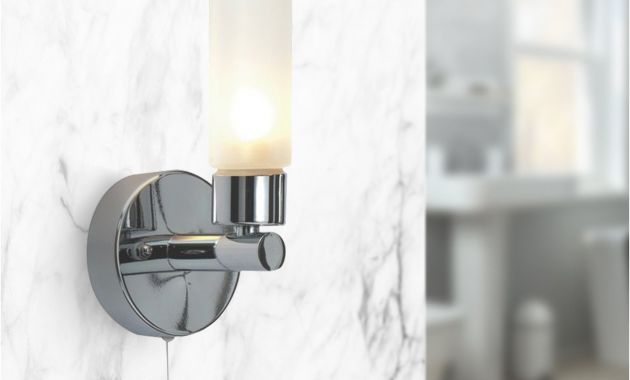 Over Mirror Bathroom Light with Pull Cord Unique Polished Chrome Ip44 Bathroom Wall Light with Pull Cord Switch