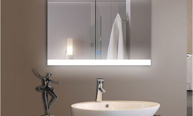 Square Bathroom Mirror On Stand Fresh 36 X 28 In Horizontal Led Bathroom Silvered Mirror with touch button