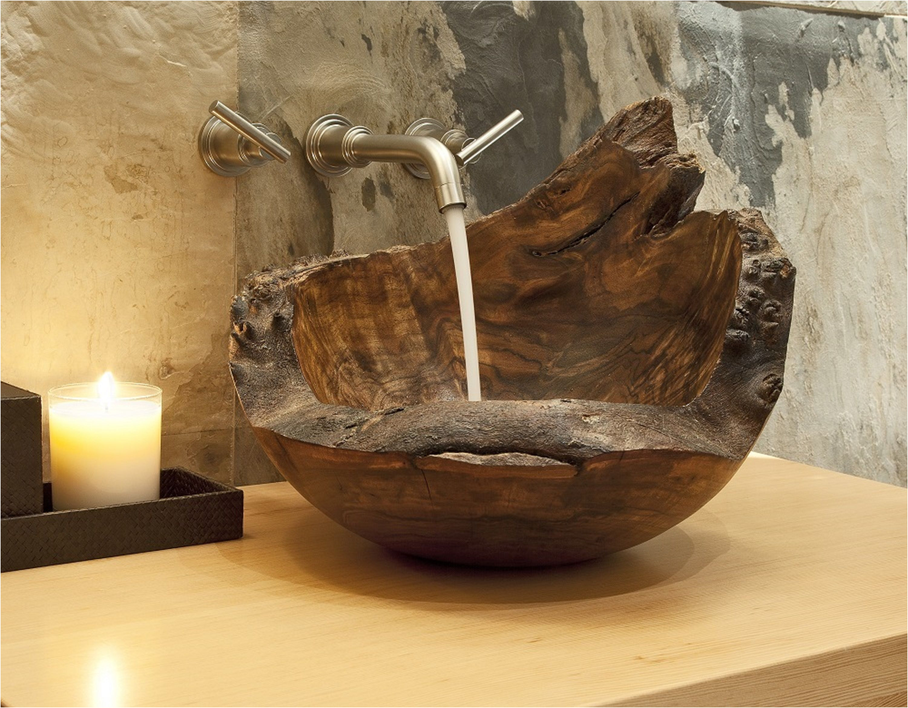 Beautiful Wooden Sinks for Bathroom