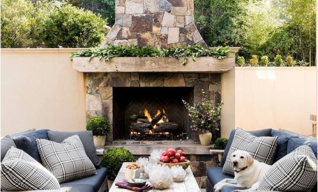 Backyard Ideas with Fireplace Awesome Patio Fireplace Idea the Simple Gardener