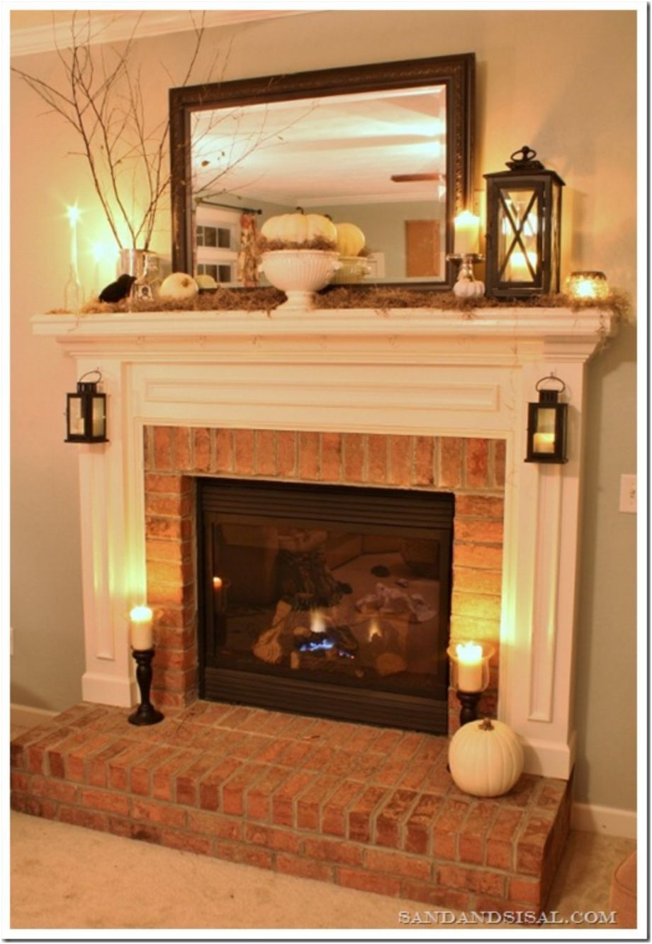 New Brick Fireplace Remodel