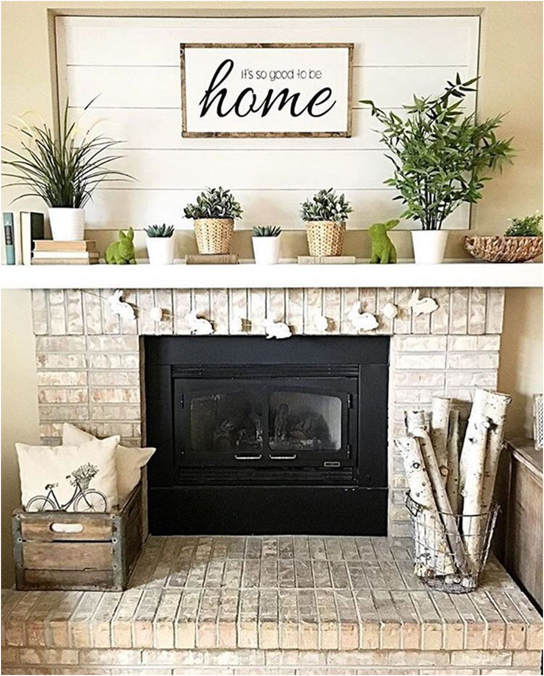Lovely Design Ideas for Fireplace Mantels
