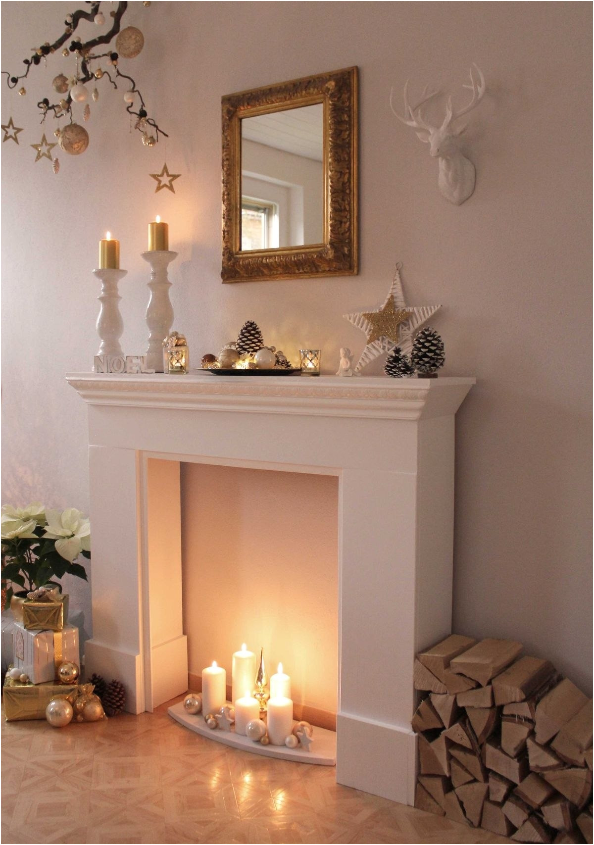 Lovely Fireplace Mantels Ideas