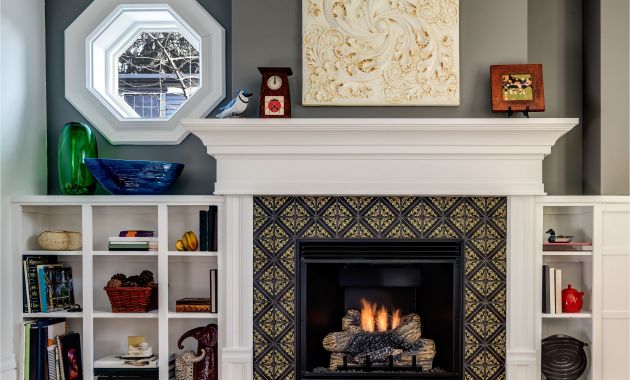 Fireplace Tile Ideas Pictures Best Of This Small but Stylish Fireplace Features Our Lisbon Tile