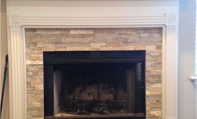Fireplace Tile Surrounds Ideas New Fireplace Idea Mantel Wainscoting Design Craftsman