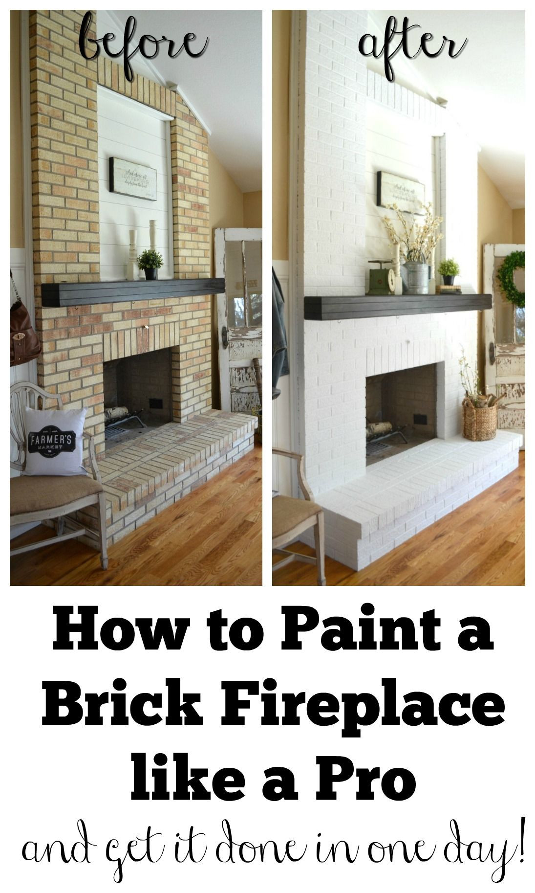 Luxury Ideas to Paint Brick Fireplace