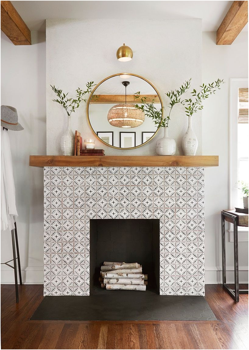 Inspirational Tile Fireplace Designs Photos